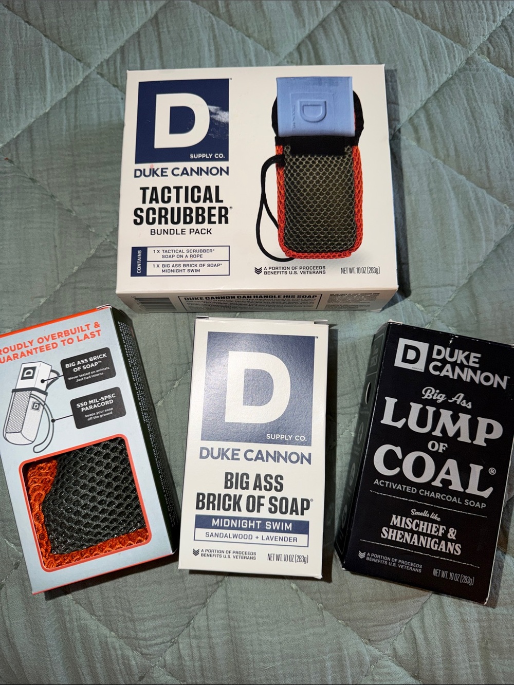 Tactical Scrubber Bundle Pack PLUS extra bar of Lump of Coal Soap! RV:$29!